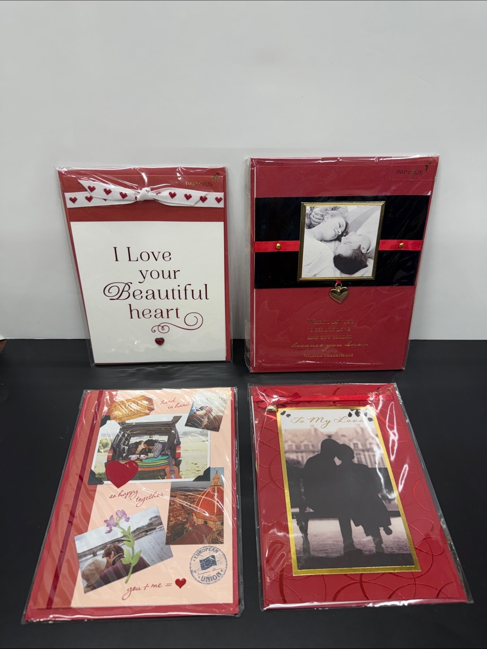 Papyrus Red Romantic Greeting Card Assortment